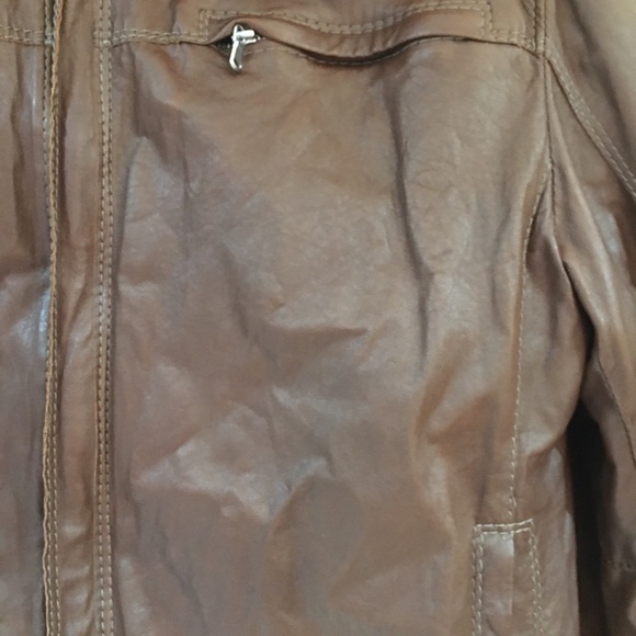 SOLD!! Gimos Soft Brown Italian Leather Jacket. - Picture 3 of 8